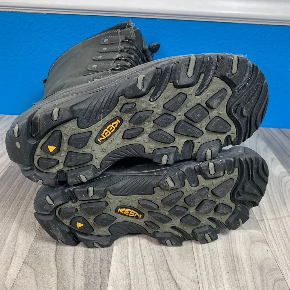 Keen Alaska Keen Dry Women's Black Boots Size 8.5 Fur Lined Warm